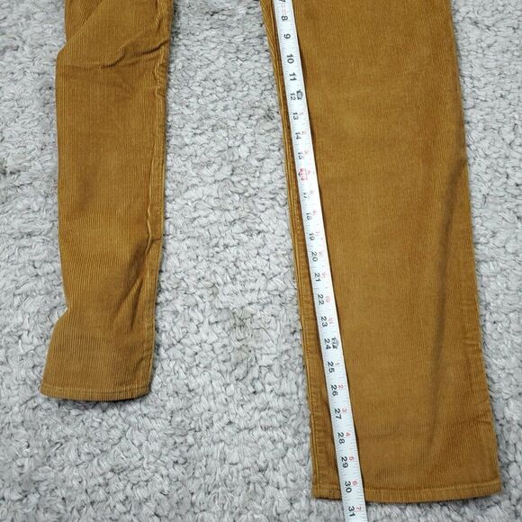 Levi's 94 Baggy Corduroy Brown Straight Leg Loose Pants Y2K 90s Size 24 x 31 - Picture 10 of 12